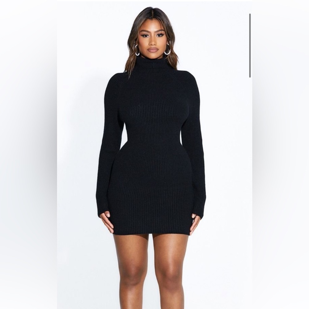 Naked Wardrobe TurtleNeck Dress